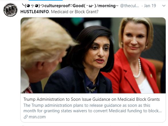 Medicaid or Block Grant?